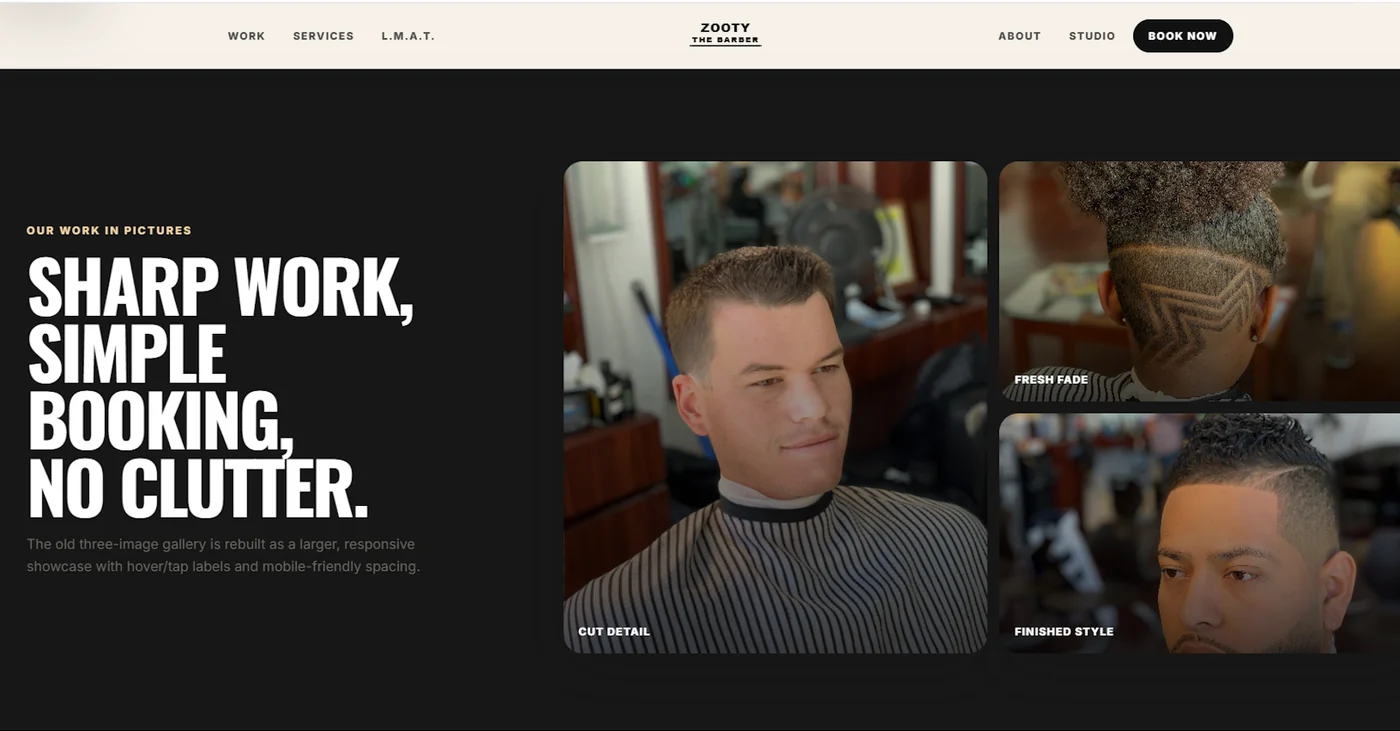 Zooty the Barber redesign
